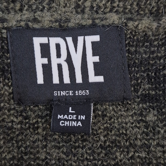 Frye The Cozy Cardigan Women's Southwestern Open Front Longline Sweater - Size L - Picture 12 of 16